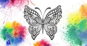 Coloriages Mandala Papillon