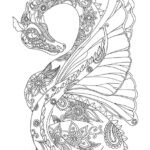 Coloriage Dragon, un dessin anti-stress gratuit à imprimer, Mandala Dragon sur Coloriage-Dessin-Mandala.com/